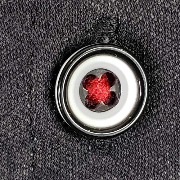 Buttercloth Shirt Mens Size 2XL Short Sleeve Button Down Black Geometric - Picture 4 of 9